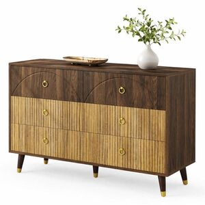 STILVORA KUCHYŇSKÁ SKŘÍŇ přírodní, úložný prostor, moderní design, do obývacího pokoje a jídelny, 120×40×81 cm obraz