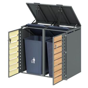 FLIEKS BOX NA ODPADKOVÉ NÁDOBY, 2 dveře, uzamykatelný obraz
