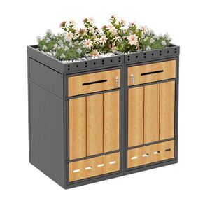 FLIEKS BOX NA ODPADKOVÉ NÁDOBY, střecha pro rostliny, 120–240 l obraz