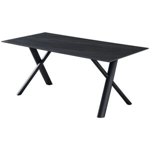 Livetastic JÍDELNÍ STŮL, černá, tmavě šedá, 180/90/76 cm obraz
