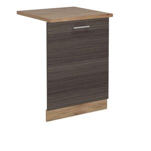 Vicco ČELNÍ PANEL MYČKY R-Line Ušlechtilá šedá 60 cm , PD Dub obraz
