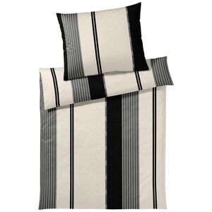 Elegante OBOUSTRANNÉ POVLEČENÍ, makosatén, černá, 140/200 cm obraz