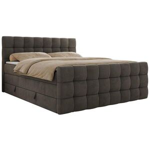MKS POSTEL BOXSPRING ALTIVO KING DUO 200/200 - Tmavě šedá Samet - Topper T25 - H3 obraz