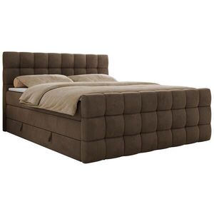 MKS POSTEL BOXSPRING ALTIVO KING DUO 120/200 - Hnědá Samet - Topper T25 - H3 obraz