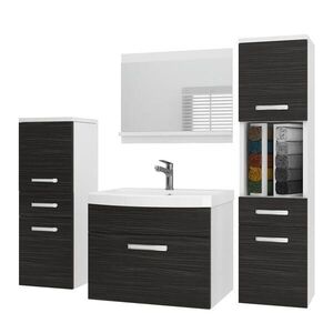 B BELINI GROUP KOUPELNOVÝ NÁBYTEK Koupelnová SADA PRI M5, Eben matný, 120 cm obraz