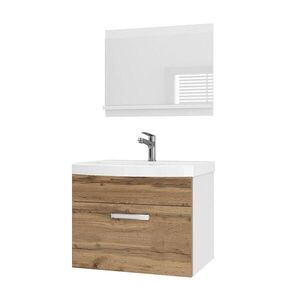 B BELINI GROUP KOUPELNOVÝ NÁBYTEK Koupelnová SADA PRI M1, Zlatohnědá matná, 60 cm obraz