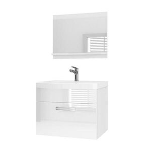 B BELINI GROUP KOUPELNOVÝ NÁBYTEK Koupelnová SADA PRI P1, Bílá lesklá, 60 cm obraz