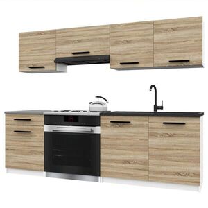 B BELINI GROUP KUCHYŇSKÁ LINKA Italia 1 180 cm, s pracovními deskami, Dub Sonoma obraz
