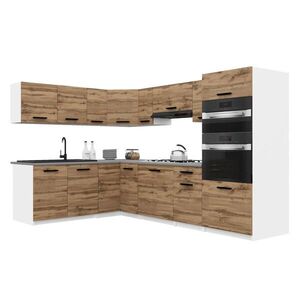 B BELINI GROUP KUCHYŇSKÁ LINKA Italia 8 420 cm , s pracovními deskami, Zlatohnědá obraz