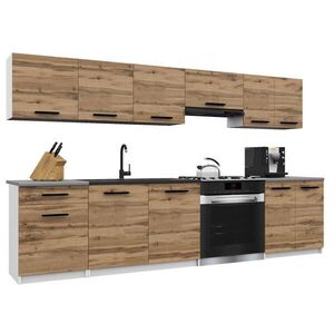 B BELINI GROUP KUCHYŇSKÁ LINKA Italia 2 240 cm, s pracovními deskami, Zlatohnědá obraz