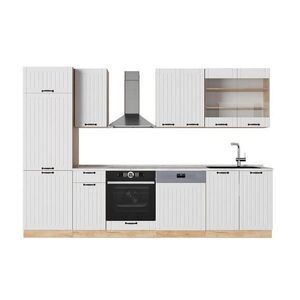 Vicco KUCHYŇSKÝ KOUT Fame-Line Bílý venkovský dům 300 cm , PD Mramor obraz