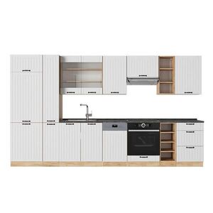 Vicco KUCHYŇSKÝ KOUT Fame-Line Bílý venkovský dům 355 cm , PD Antracit obraz