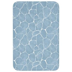 OnlyWow WC PŘEDLOŽKA Organic - vzor - modrá 60x90 cm obraz