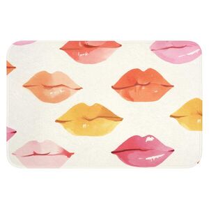 OnlyWow WC PŘEDLOŽKA Rty - barevné - lesklé 60x40 cm obraz