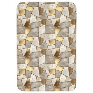 OnlyWow KOUPELNOVÁ PŘEDLOŽKA Mozaika - Mramor - Zlato 60x90 cm obraz