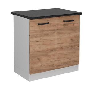 Vicco SKŘÍŇKA POD DŘEZ R-Line Zlatý mocný dub 80 cm PD Antracit obraz