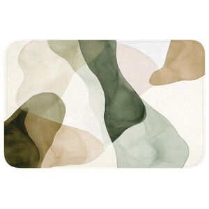 OnlyWow KOUPELNOVÁ PŘEDLOŽKA Japandi - Abstraktní - Zelená 80x50 cm obraz