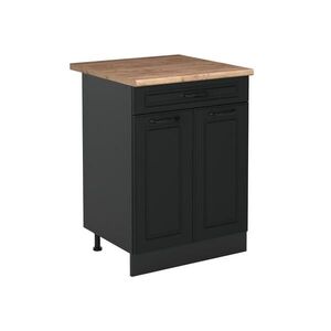 Vicco SPODNÍ SKŘÍŇKA KUCHYŇSKÉ LINKY R-Line, Antracitový venkovský dům/Antracit, 60 cm se zásuvkou pracovná doska Dub Goldkraft obraz