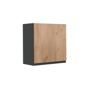 Vicco VĚŠÁK NA STĚNU R-Line, Zlatý mocný dub/Antracit, 60 cm s 1 dvířky obraz