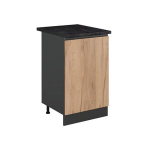 Vicco SPODNÍ SKŘÍŇKA KUCHYŇSKÉ LINKY R-Line, Zlatý mocný dub/Antracit, 50 cm pracovná doska antracitová obraz
