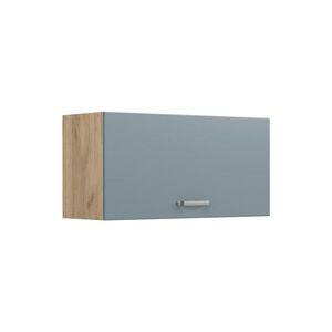 Vicco VĚŠÁK NA STĚNU R-Line, Modrošedá/Zlatý mocný dub, 80 cm Plochý obraz