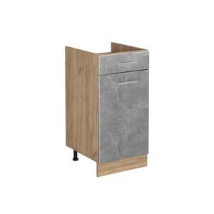Vicco SPODNÍ SKŘÍŇKA KUCHYŇSKÉ LINKY R-Line, Beton/Zlatý mocný dub, 40 cm bez pracovní desky obraz