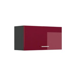 Vicco VĚŠÁK NA STĚNU R-Line, Červená vysoký lesk/Antracit, 80 cm Plochý obraz