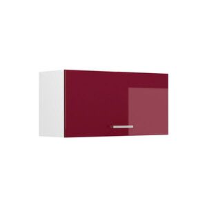 Vicco VĚŠÁK NA STĚNU R-Line, Červená vysoký lesk/Bílá, 80 cm Plochý obraz