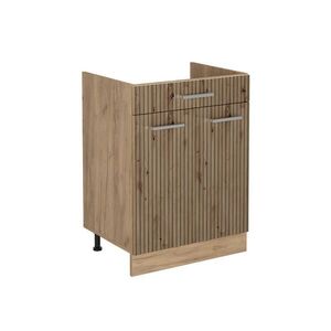 Vicco SPODNÍ SKŘÍŇKA KUCHYŇSKÉ LINKY R-Line, Řemeslný dub/Zlatý mocný dub, 60 cm se zásuvkou bez pracovní desky obraz