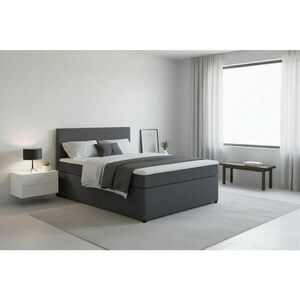 MID.YOU POSTEL BOXSPRING, 140/200 cm, antracitová obraz
