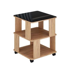 Vicco KONFERENČNÍ STOLEK Velito Dub Goldkraft/černá 50 x 50 cm obraz