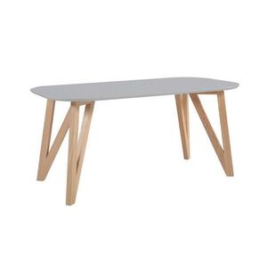 MID.YOU JÍDELNÍ STŮL, dub, šedá, přírodní barvy, 120/80/76 cm obraz