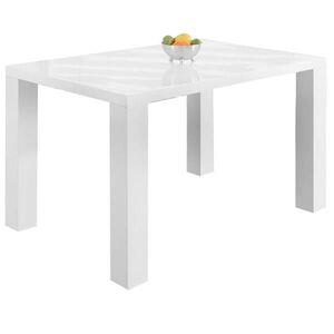MID.YOU JÍDELNÍ STŮL, vysoce lesklá bílá, 120/80/76 cm obraz