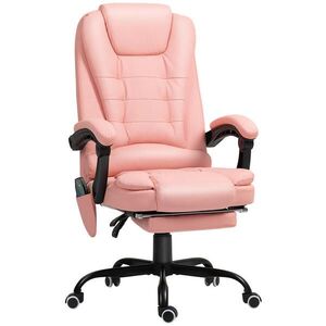 Vinsetto ŠÉFSKÁ ŽIDLE s 7bodovou masáží, ergonomická herní židle s funkcí polohování obraz