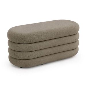 RAUMHIRSCH FURNITURE ČALOUNĚNÁ LAVIČKA s úložným prostorem, olivová obraz