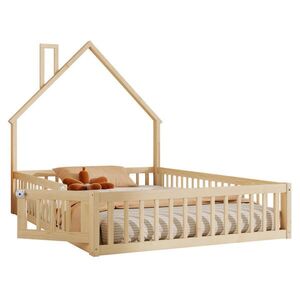 FLIEKS DOMEČKOVÁ POSTEL 140x190cm Borovice Přírodní Minimalistická obraz