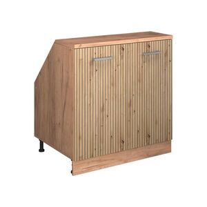 Vicco R-LINE Řemeslný dub 80 cm se 2 dveřmi, korpus skříně hloubka 60 cm obraz