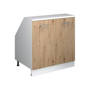Vicco ŠIKMÁ SKŘÍŇ Rion Řemeslný dub 80 x 81.6 cm se 2 dveřmi, korpus skříně hloubka 60 cm obraz