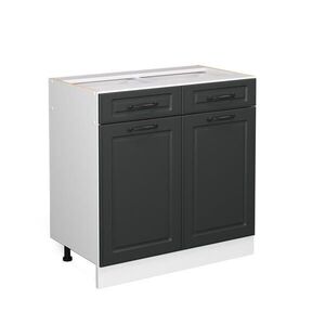 Vicco SPODNÍ SKŘÍŇKA KUCHYŇSKÉ LINKY R-Line Antracitový venkovský dům 80 cm bez pracovní desky obraz