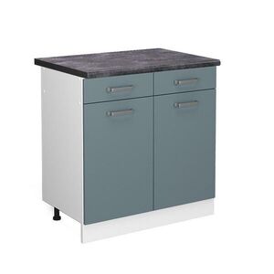Vicco SPODNÍ SKŘÍŇKA KUCHYŇSKÉ LINKY R-Line Modrošedá 80 cm , PD Antracit obraz