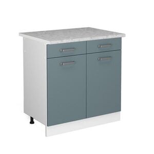 Vicco SPODNÍ SKŘÍŇKA KUCHYŇSKÉ LINKY R-Line Modrošedá 60 cm s pracovní deskou obraz