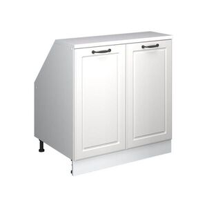 Vicco ŠIKMÁ SKŘÍŇ Rion Bílý venkovský dům 80 x 81.6 cm se 2 dveřmi, korpus skříně hloubka 60 cm obraz