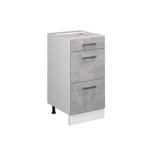 Vicco UNIVERZÁLNÍ ZÁKLADNÍ JEDNOTKA R-Line Beton 40 cm se zásuvkami, bez pracovní desky obraz