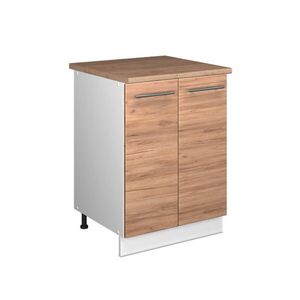Vicco SKŘÍŇKA POD DŘEZ Fame-Line, Zlatý mocný dub/Bílá, 60 cm obraz