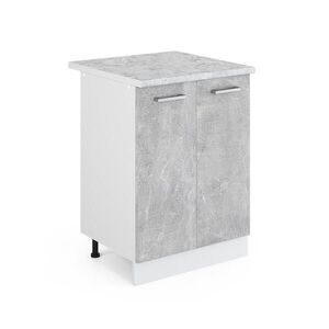 Vicco SPODNÍ SKŘÍŇKA KUCHYŇSKÉ LINKY R-Line Beton 60 cm s pracovní deskou obraz