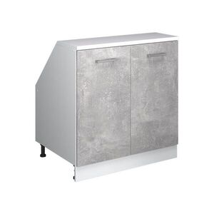 Vicco ŠIKMÁ SKŘÍŇ Rion Beton 80 x 81.6 cm se 2 dveřmi, korpus skříně hloubka 60 cm obraz