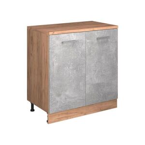 Vicco ROZŠIŘUJÍCÍ SKŘÍŇKA Rion, Beton/Zlatý mocný dub, 80 x 46 cm bez šikminy se 2 dveřmi obraz