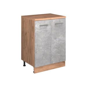 Vicco ROZŠIŘUJÍCÍ SKŘÍŇKA Rion, Beton/Zlatý mocný dub, 60 x 46 cm bez šikminy se 2 dveřmi obraz
