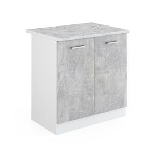Vicco SKŘÍŇKA POD DŘEZ R-Line Beton 80 cm s pracovní deskou obraz