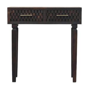 Artisan Furniture NOČNÍ STOLEK z masivního dřeva, 1 zásuvka, bílá obraz